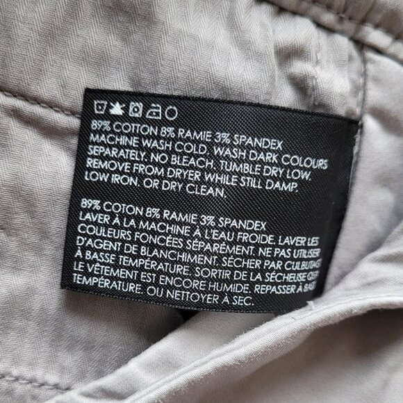 Club Monaco Tailored Poplin Cotton Shorts - Picture 4 of 9